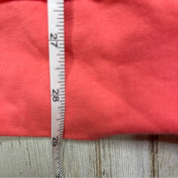 Lane Bryant Relaxed Fit Coral Pink Short Sleeve Beaded Shirt Size 22/24 - Picture 10 of 15